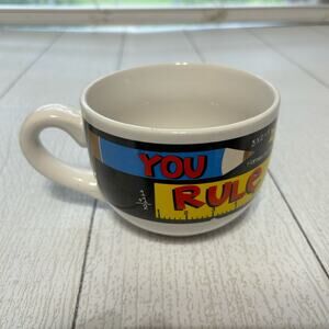 Teacher Appreciation Mug "You Rule" Graphic